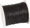 100 Yards 1.5mm Waxed Cotton Cord Macrame Bracelet Necklace Jewelry Making Waxed Beading Thread String (Black)